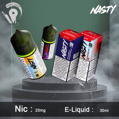 Nasty Vape Juice 20mg ESMA Approved Salt Nic 30ml 1st UAE Abu Dhabi