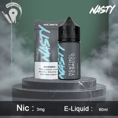 NASTY MODMATE – MENTHOL TOBACCO E-liquid 60ml 1st UAE Abu Dhabi