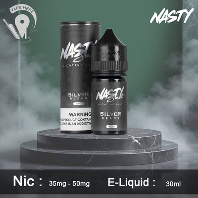 Silver Blend 30ml Saltnic by Nasty 1st UAE Abu Dhabi