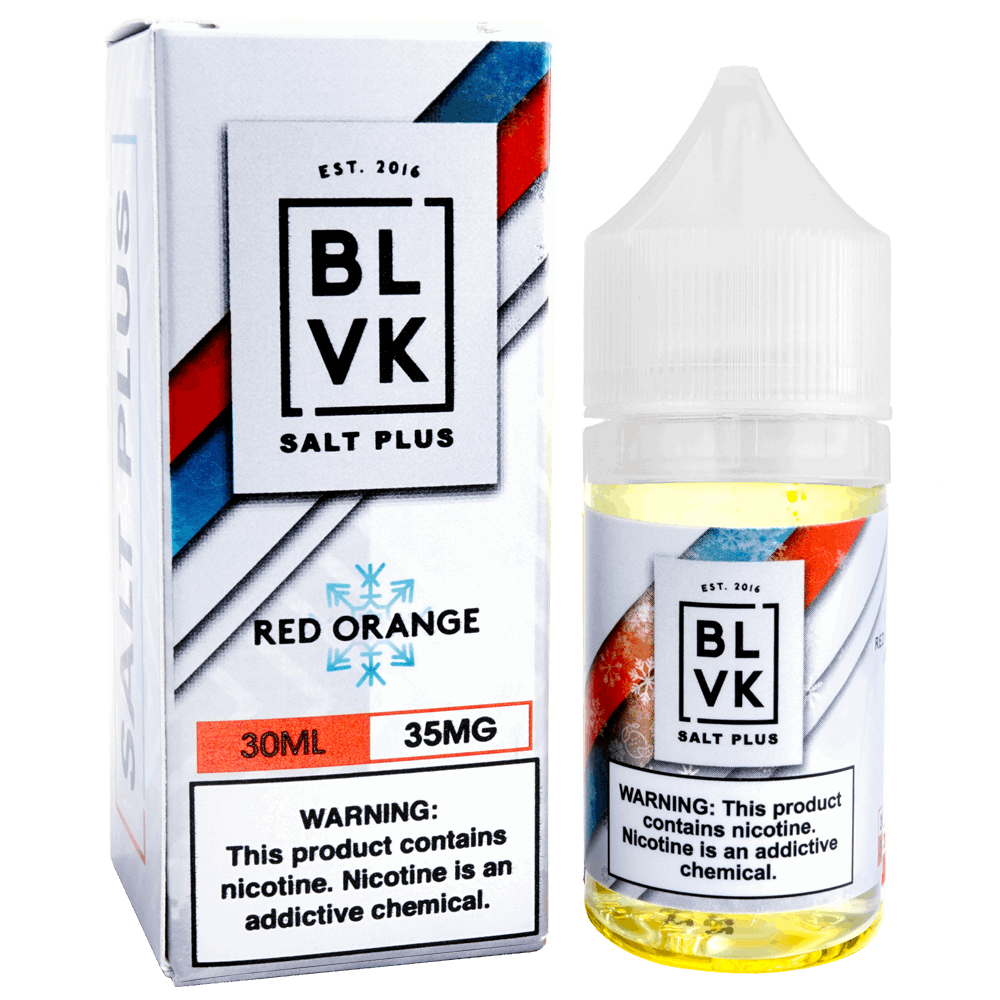 BLVK RED ORANGE ICE SaltNic 30ml - BLVK PLUS SERIES - Vape Here Store