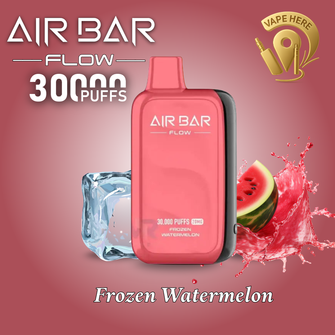 AIR BAR FLOW 30K DISPOSABLE VAPE 20mg Frozen Watermelon UAE Ras Al Khimah 