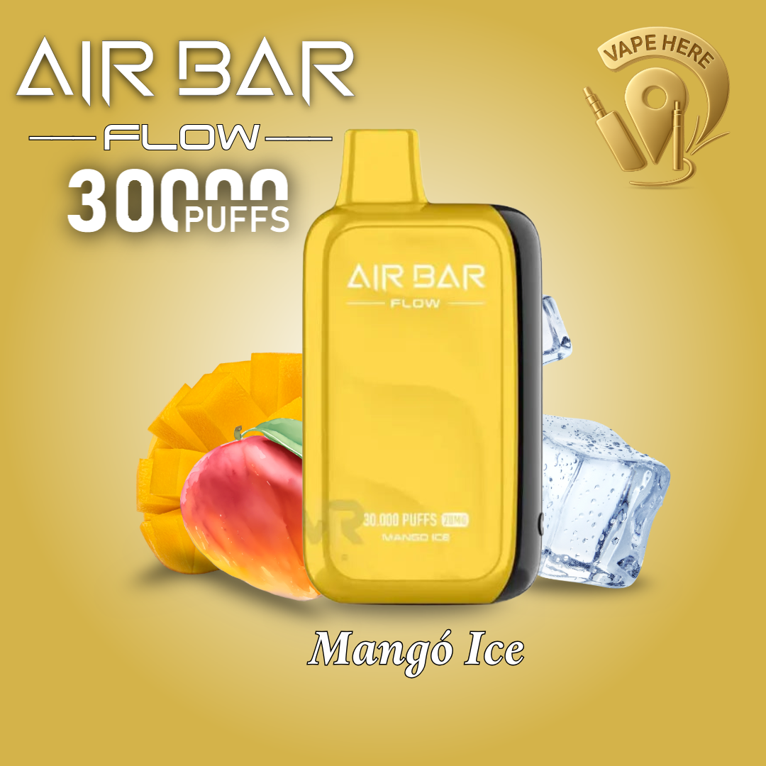 AIR BAR FLOW 30K DISPOSABLE VAPE 20mg UAE Mango Ice UAE Dubai 