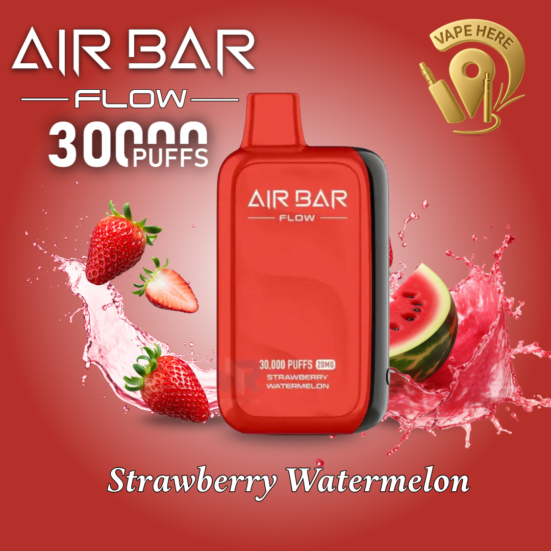 AIR BAR FLOW 30K DISPOSABLE VAPE 20mg Strawberry Watermelon UAE Al Sharjah 