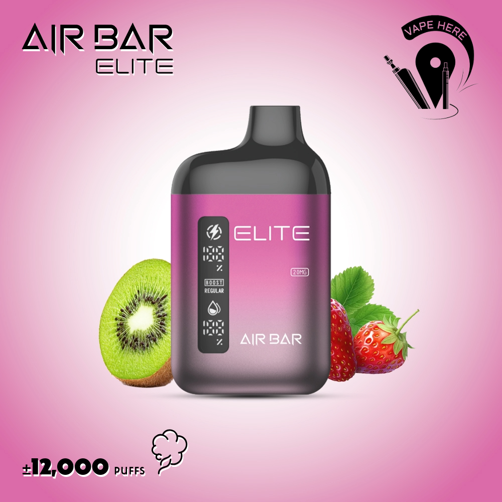 AIR BAR ELITE 12000 PUFFS DISPOSABLE VAPE Strawberry Kiwi