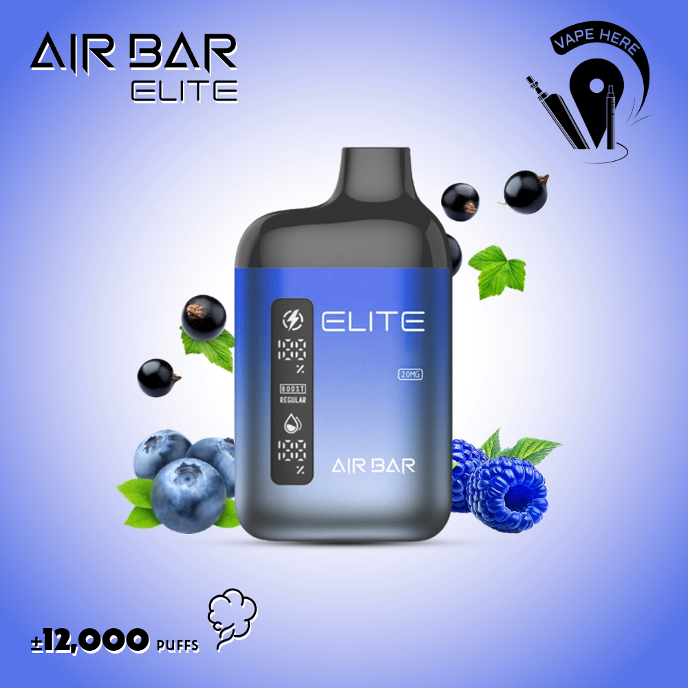 AIR BAR ELITE 12000 PUFFS DISPOSABLE VAPE Triple Berry UAE Ras Al Khaimah