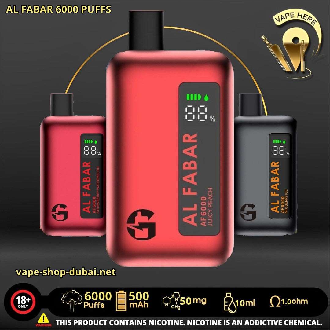 AL FABAR 6000 PUFF SDISPOSABLE VAPE UAE Dubai