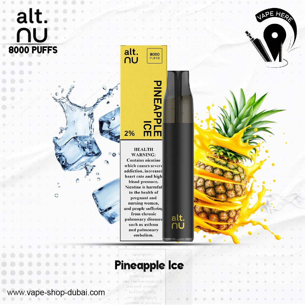 alt. NU 7 8000 Puffs 20mg Disposable Vape Pineapple Ice UAE Al Sharjah 
