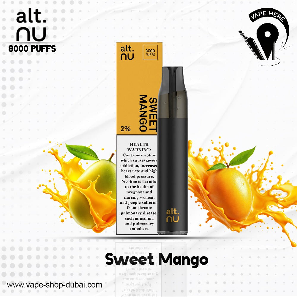 alt. NU 7 8000 Puffs 20mg Disposable Vape Sweet Mango Dubai