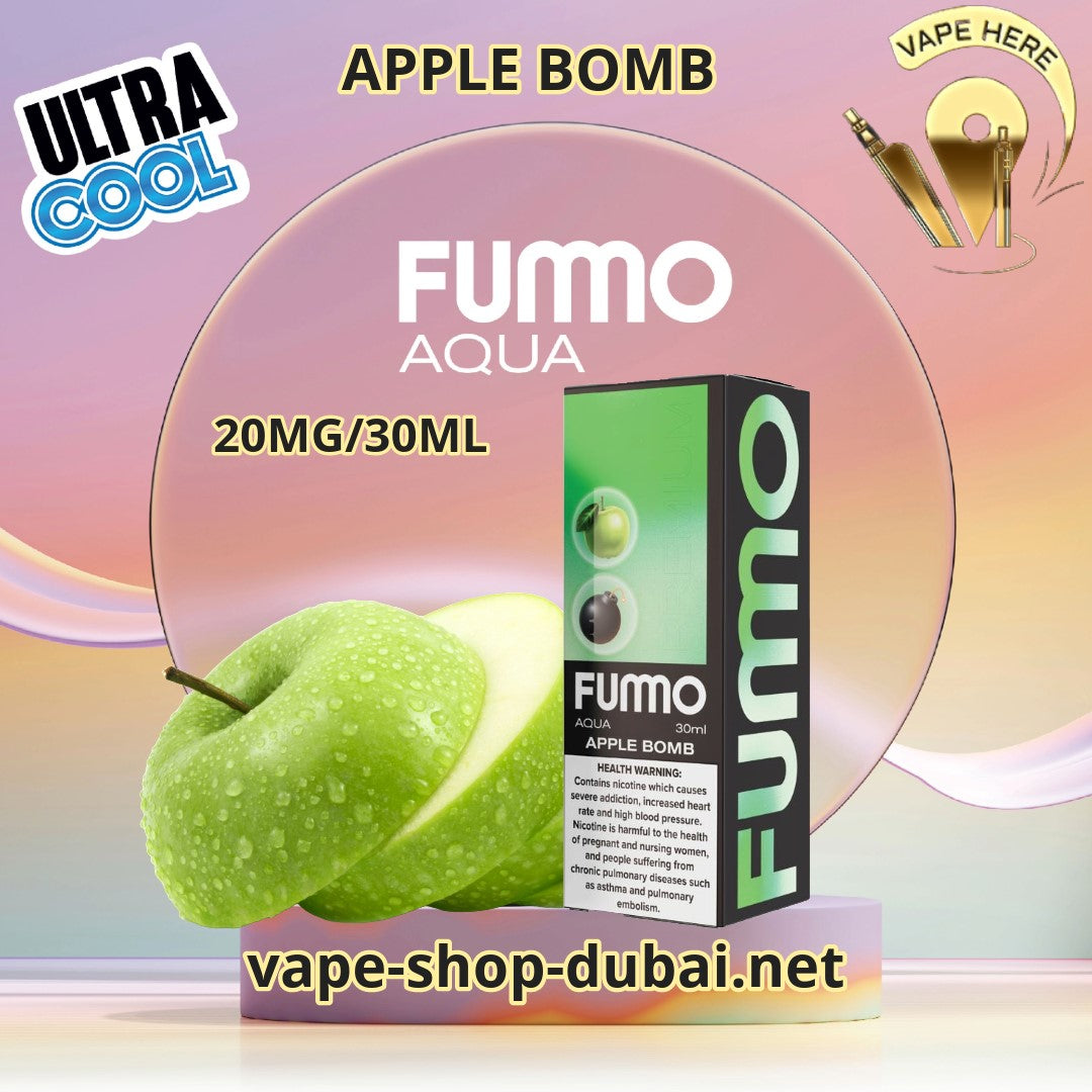 FUMMO AQUA SALTNIC 20MG Apple Bomb Al Ain