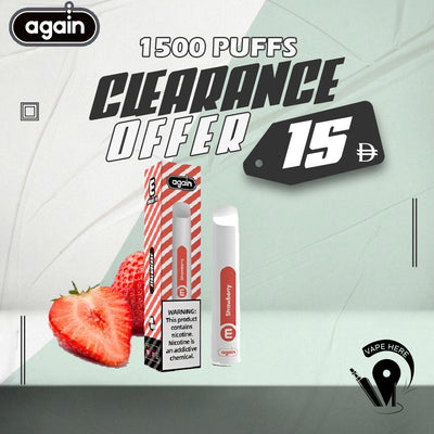 Again E Disposables MTL (50 mg - 1500puffs) UAE Sharjah