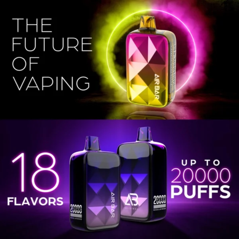 Air Bar Ultra 5000 & Diamond Box 20K Puffs Disposable Vape (2% Nicotine Strength) UAE Dubai