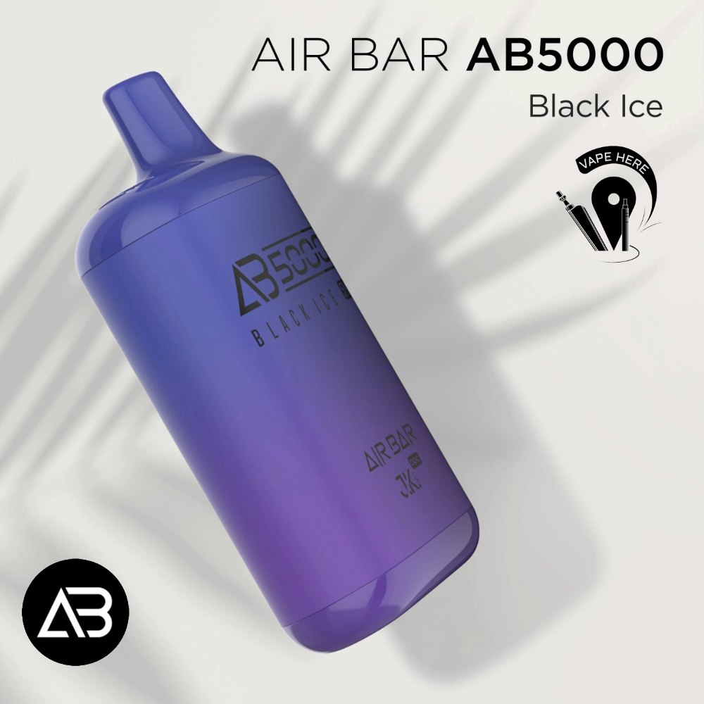 Air Bar Ultra 5000 & Diamond Box 20K Puffs Disposable Vape (2% Nicotine Strength) Black Ice UAE Abu Dhabi