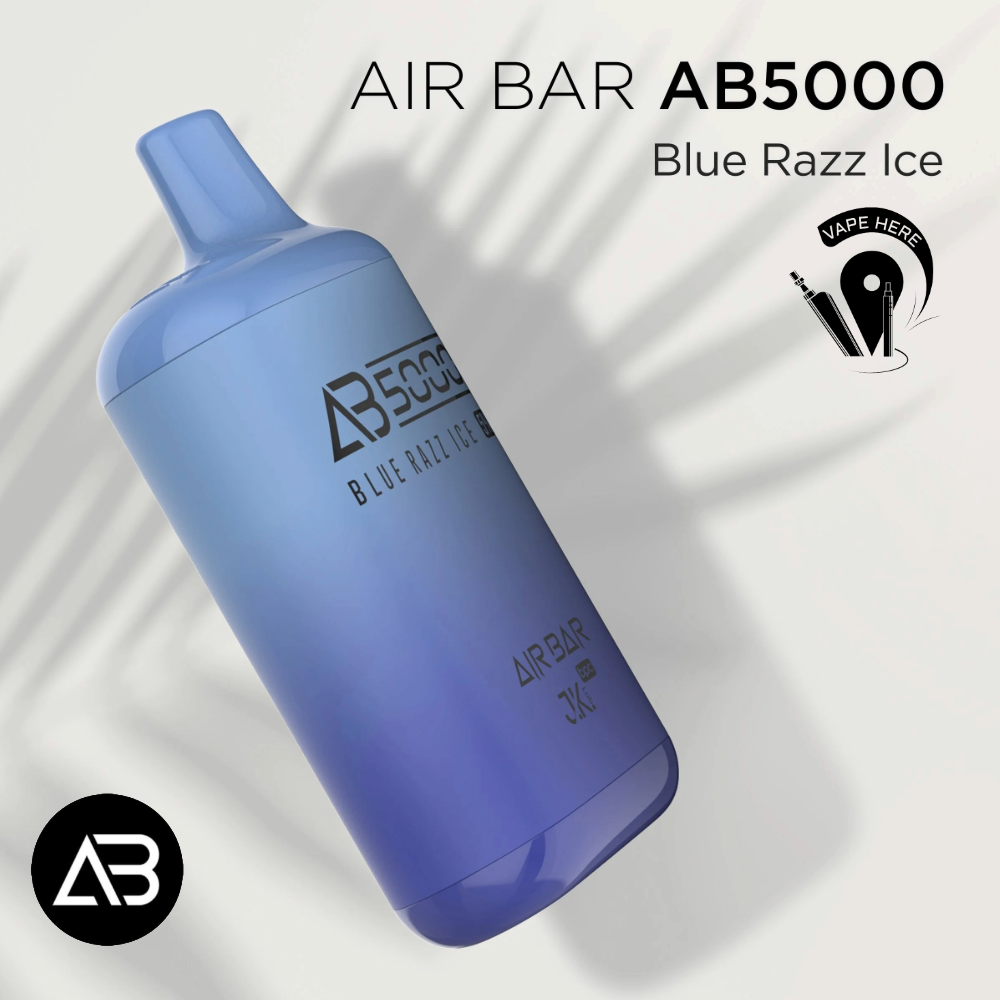 Air Bar Ultra 5000 & Diamond Box 20K Puffs Disposable Vape (2% Nicotine Strength) Blue Raspberry Ice UAE 