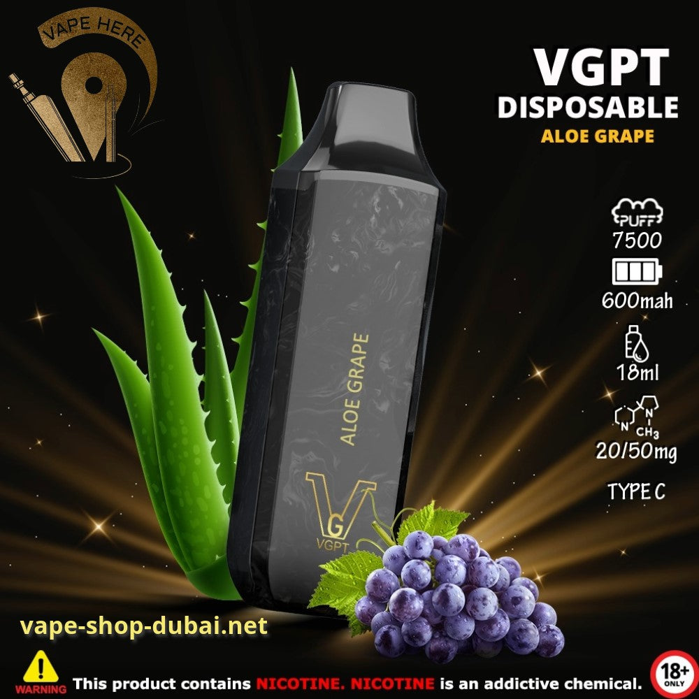 VGPT DISPOSABLE VAPE (20mg&50mg) 7500 PUFFS - Vape Here Store