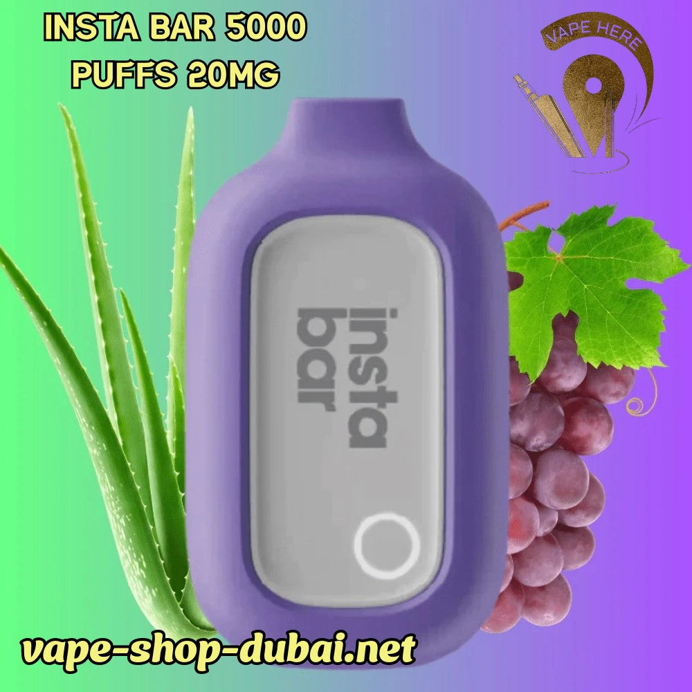 Insta Bar Disposable 5000 Puffs flavors Dubai UAE Abu Dhabi vape here store