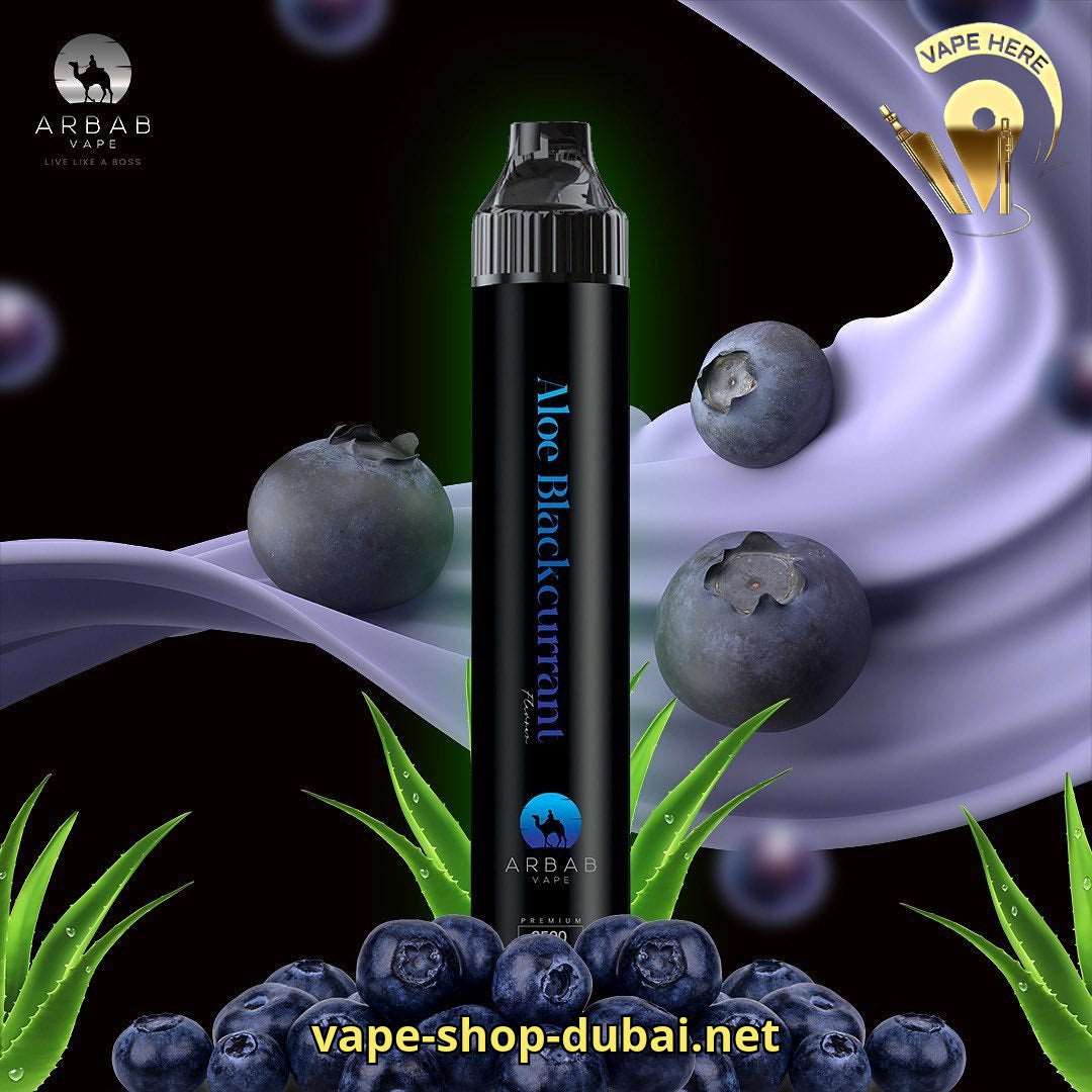 Arbab 2500 Puffs Disposable Vape 20mg Aloe Blackcarrunt UAE Ajman