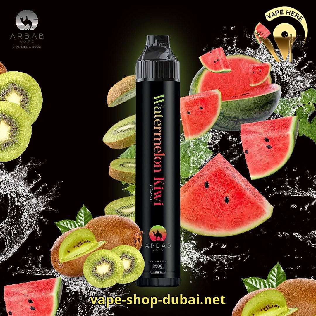 Arbab 2500 Puffs Disposable Vape 20mg Watermelon Kiwi UAE Al Ain