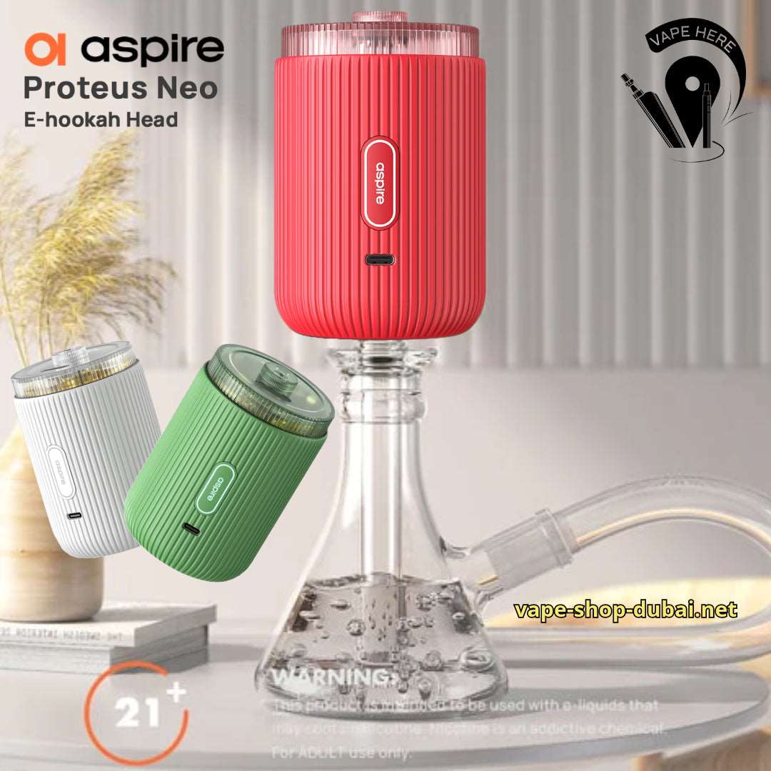 Aspire Proteus Neo Shisha kit - E-Hookah Head in Dubai & UAE | Vape Here Store Aspire Proteus Neo Shisha kit - E-Hookah Head in Dubai & UAE | Vape Here Store