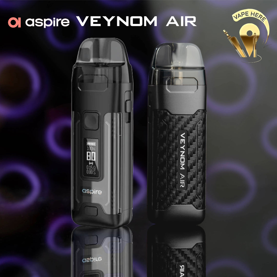 Aspire Veynom Air 80W (2800 mAh Internal Battery) Carbon Black UAE Ajman