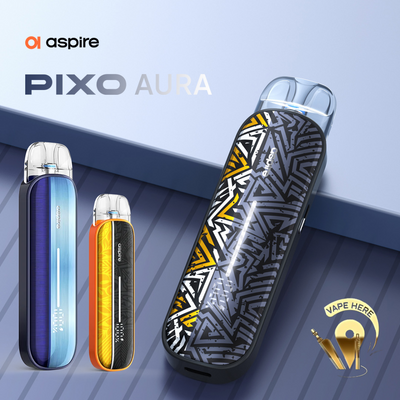 Aspire Pixo Aura Pod Vape Kit 1300mAh UAE Abu Dhabi