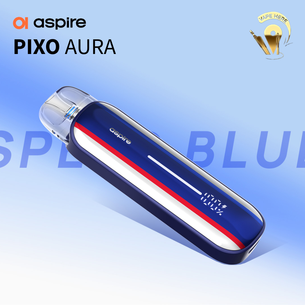 Aspire Pixo Aura Pod Vape Kit 1300mAh Speed Blue UAE Ajman