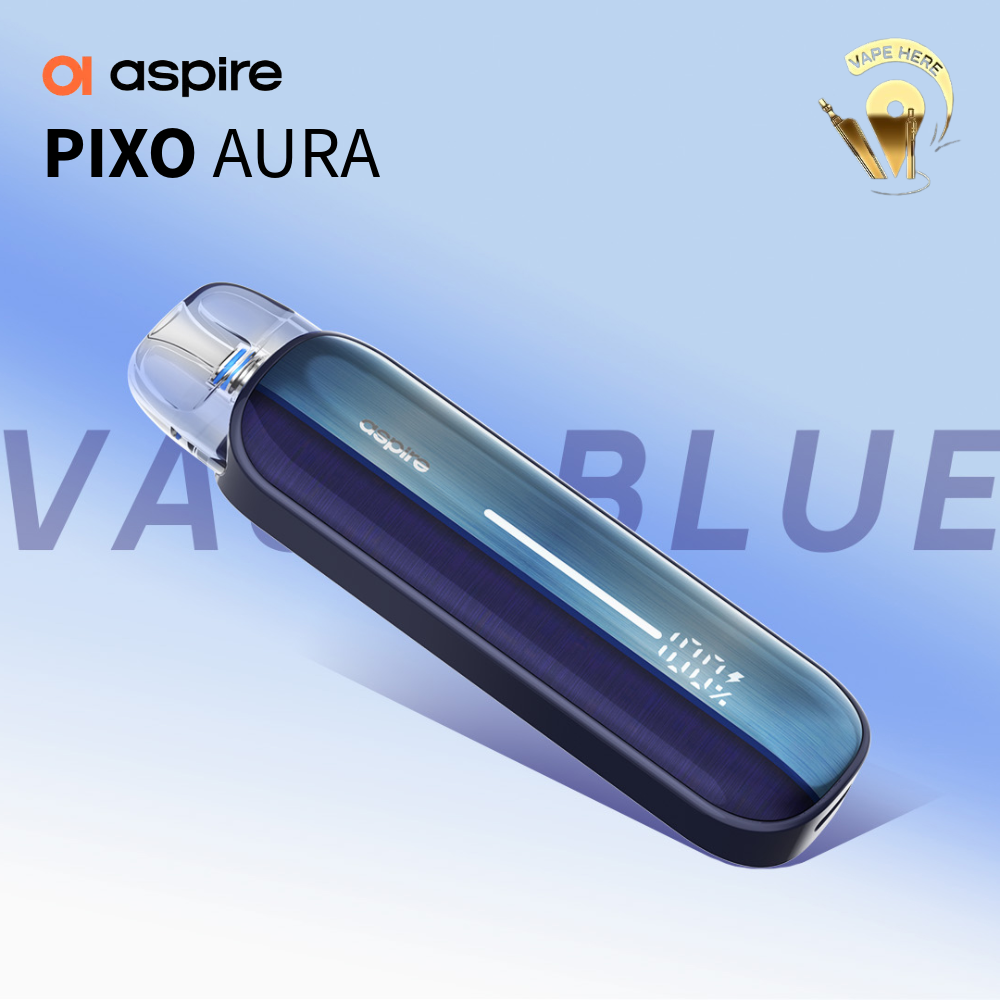 Aspire Pixo Aura Pod Vape Kit 1300mAh Vast Blue UAE Ajman