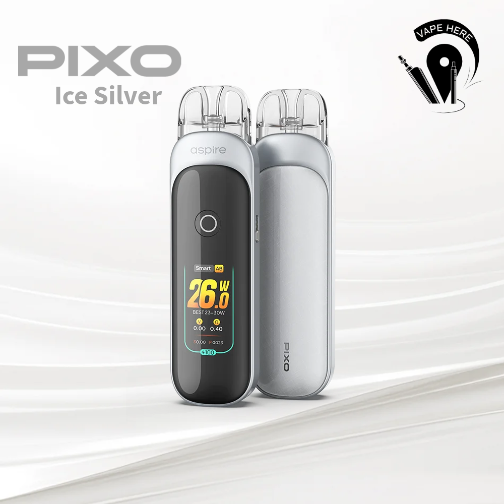 Aspire Pixo Pod Vape Kit 1100mAh  Ice Silver UAE Dubai