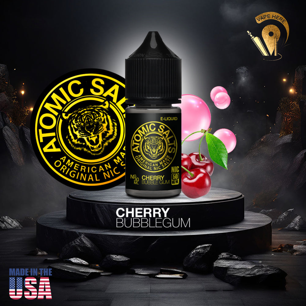 Atomic Cherry Bubble Gum - 30ml SaltNic UAE Abu Dhabi