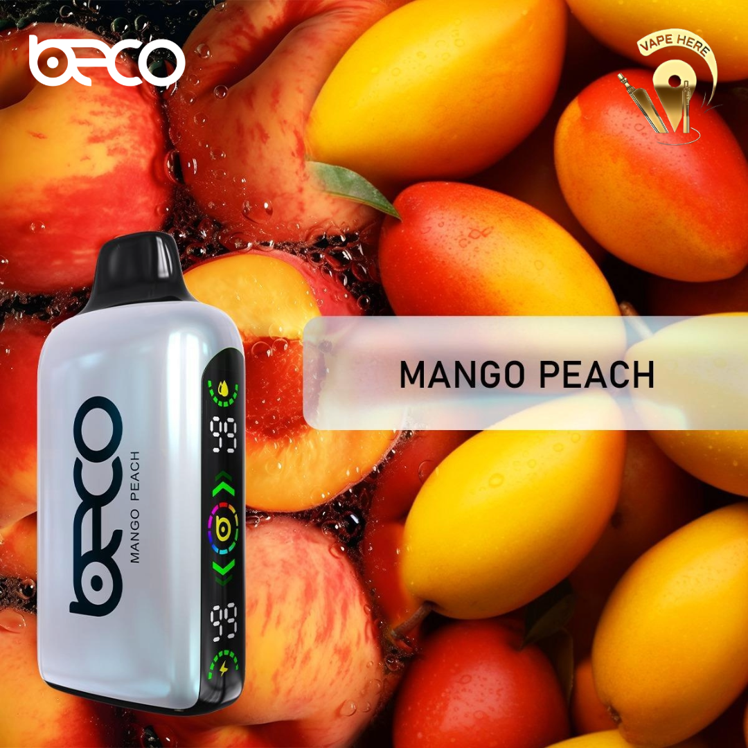 BECO BROCK (50mg) 15000 PUFFS - DISPOSABLE VAPE Mango Peach UAE Ajman