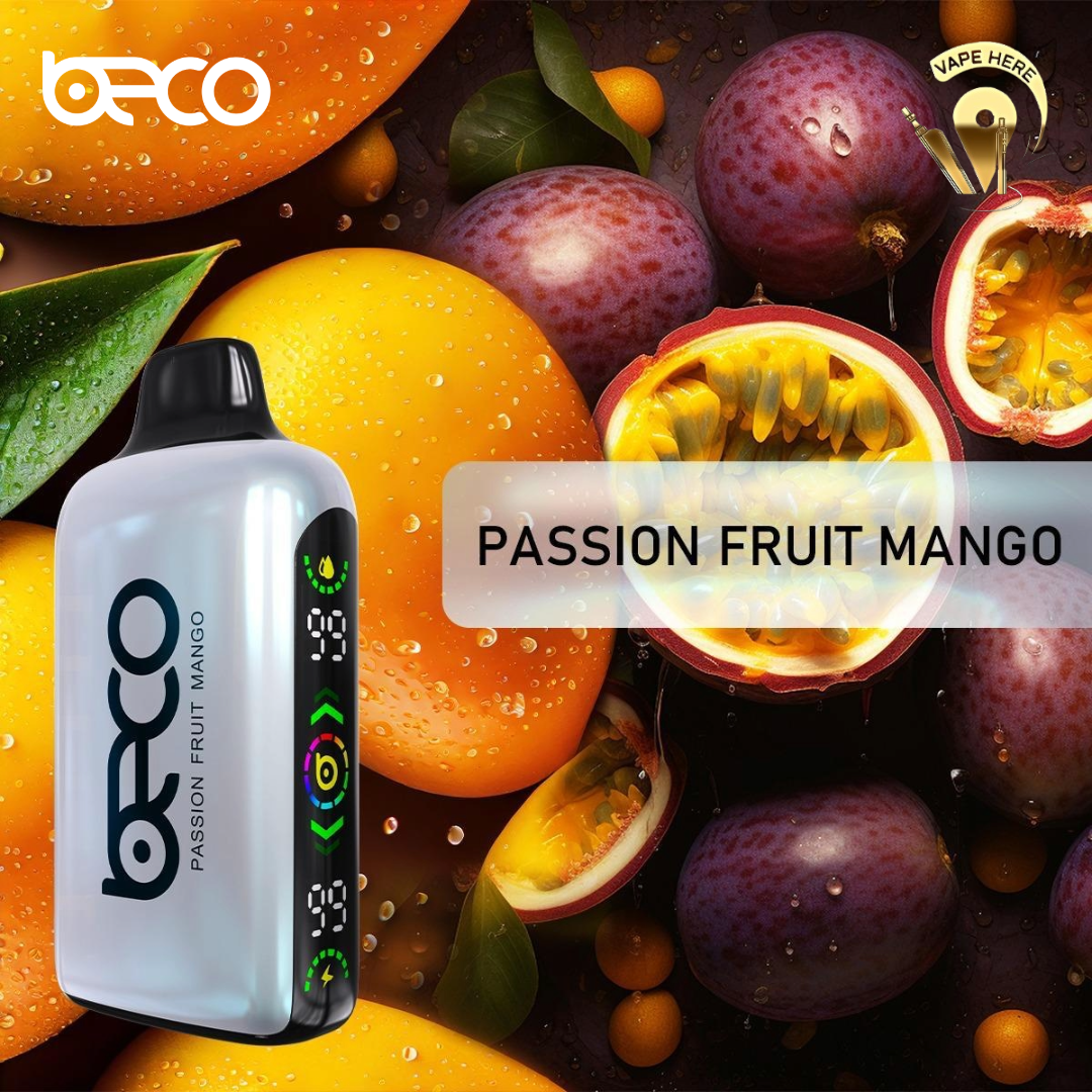 BECO BROCK (50mg) 15000 PUFFS - DISPOSABLE VAPE Passionfruit Mango UAE Fujairah