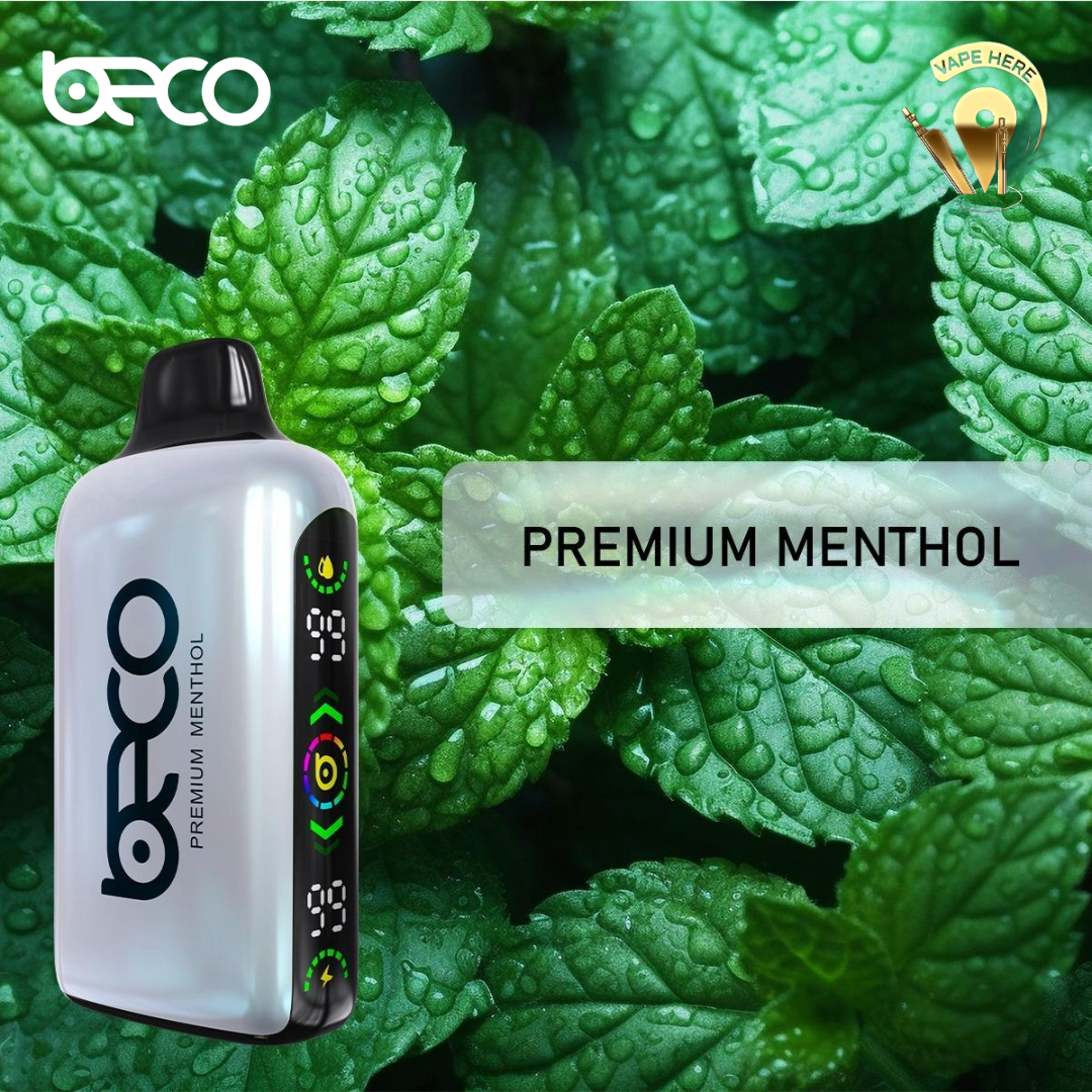 BECO BROCK (50mg) 15000 PUFFS - DISPOSABLE VAPE Premium Menthol UAE Umm Al Quwain