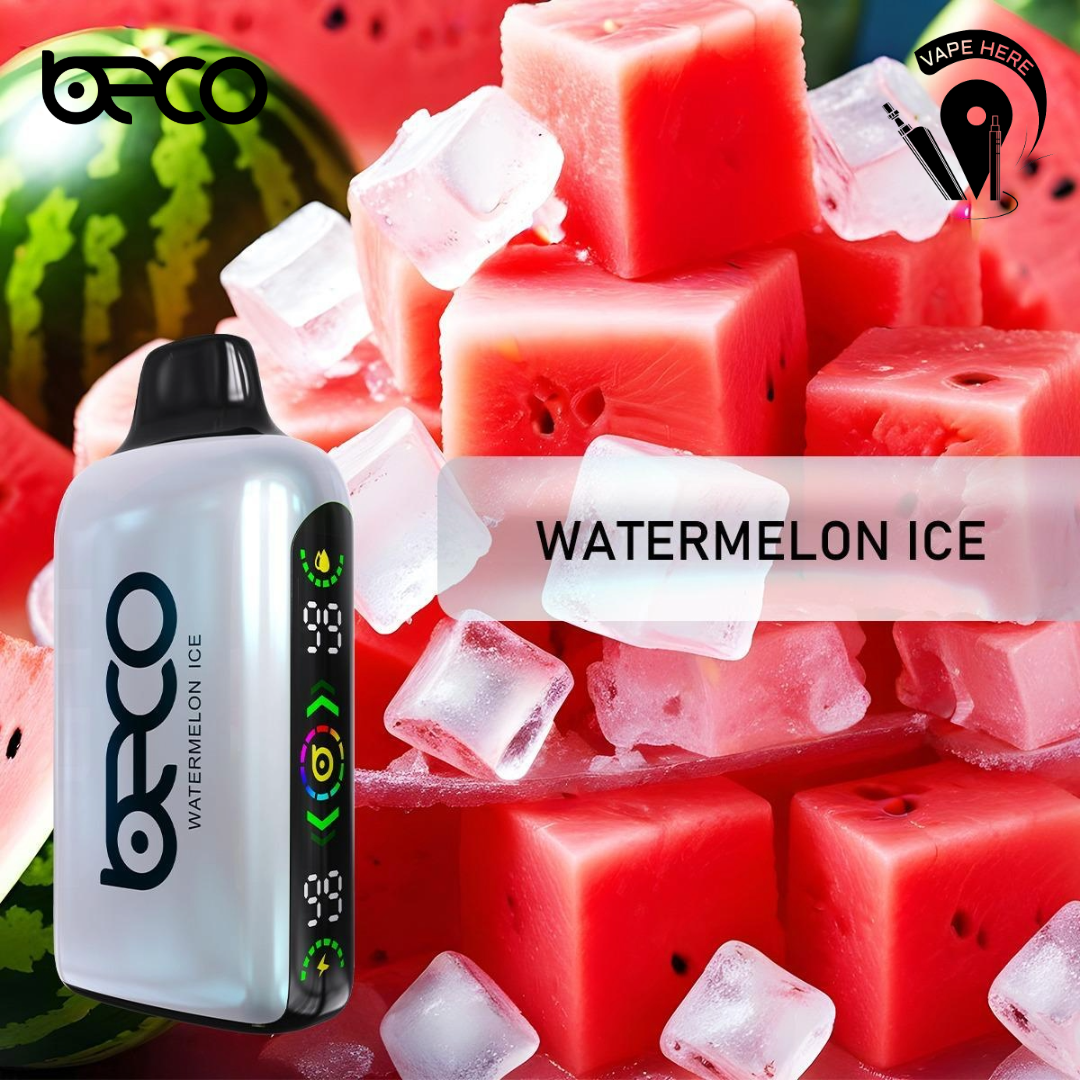 BECO BROCK (50mg) 15000 PUFFS - DISPOSABLE VAPE Watermelon Ice UAE Ras Al Khaimah