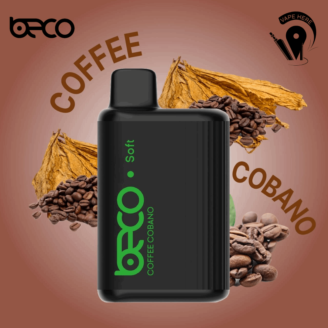 BECO SOFT 6000 Puffs Disposable Vape Coffee Cubano UAE Ras Al Khaimah