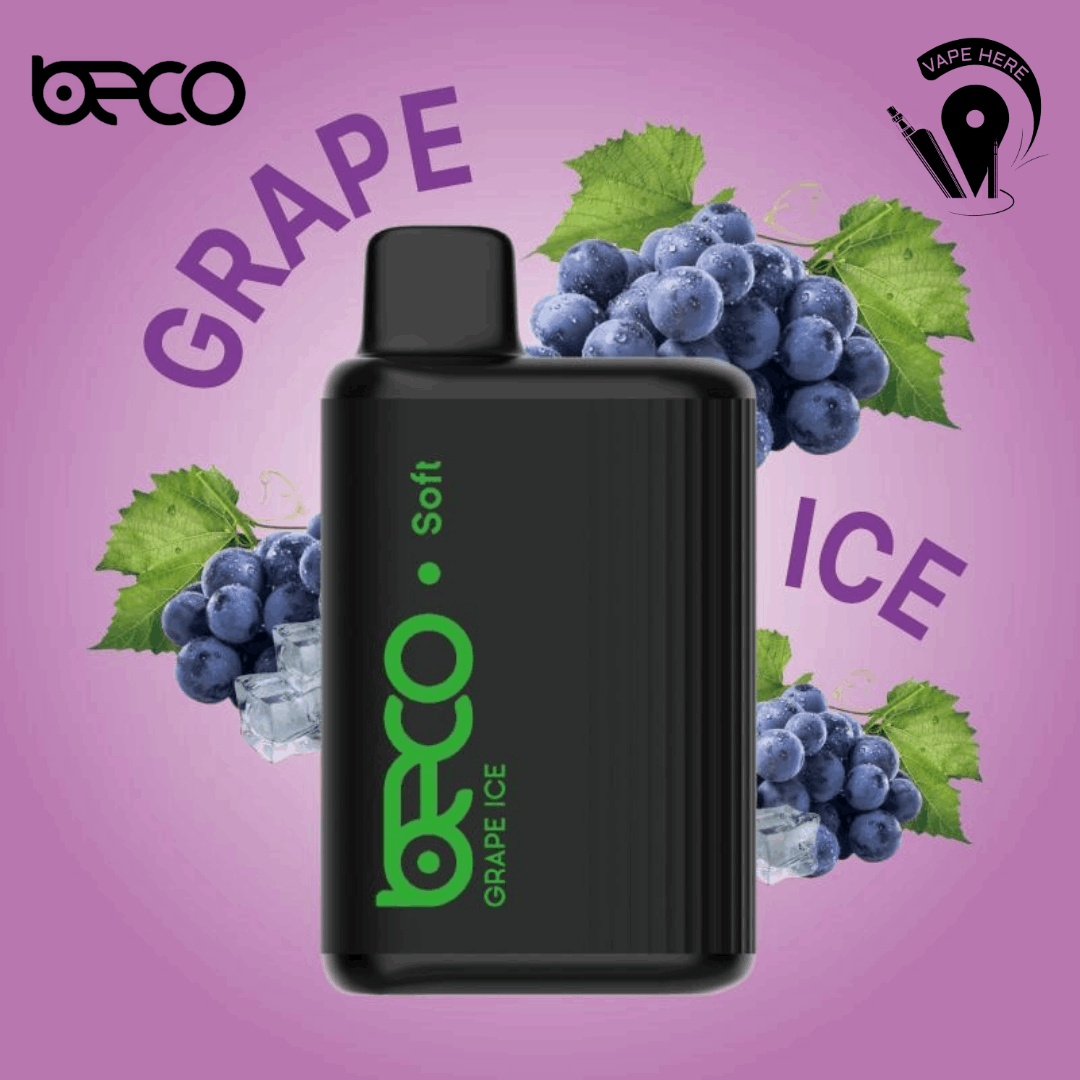 BECO SOFT 6000 Puffs Disposable Vape Grape Ice UAE Ras Al Khaimah