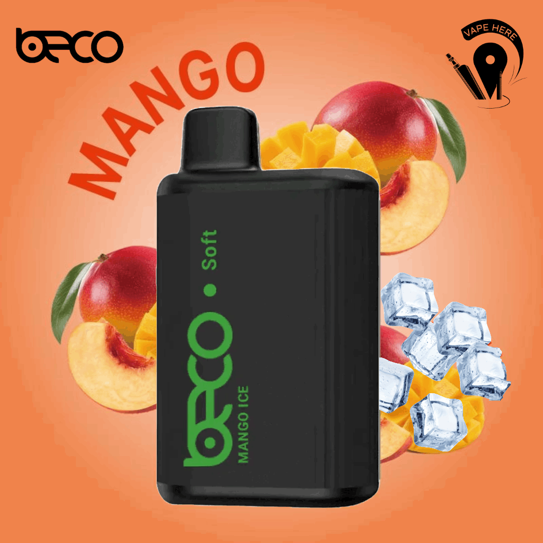 BECO SOFT 6000 Puffs Disposable Vape Mango Ice UAE Dubai