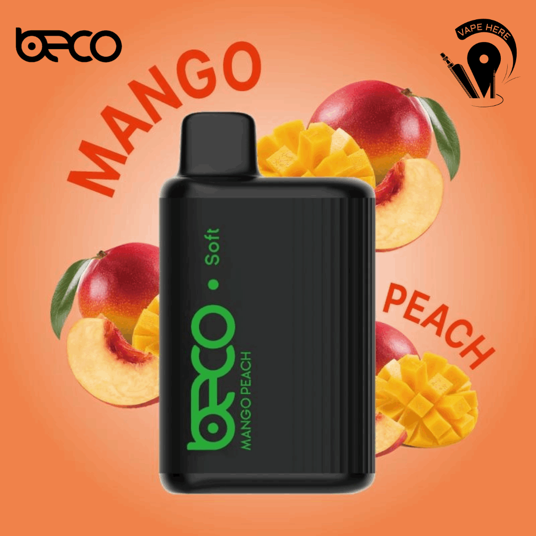 BECO SOFT 6000 Puffs Disposable Vape Mango Peach UAE Dubai