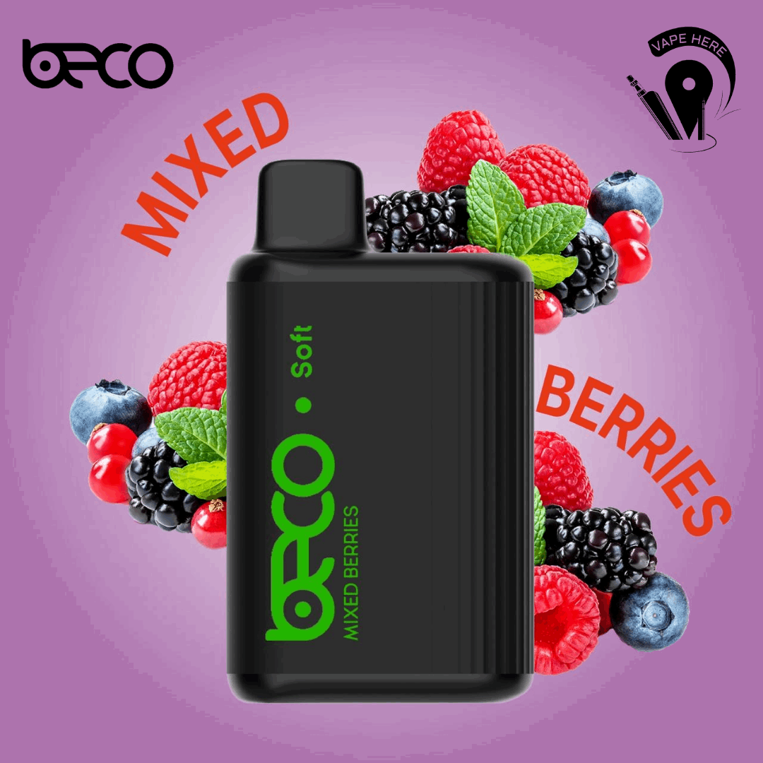 BECO SOFT 6000 Puffs Disposable Vape Mixed Berries UAE Dubai