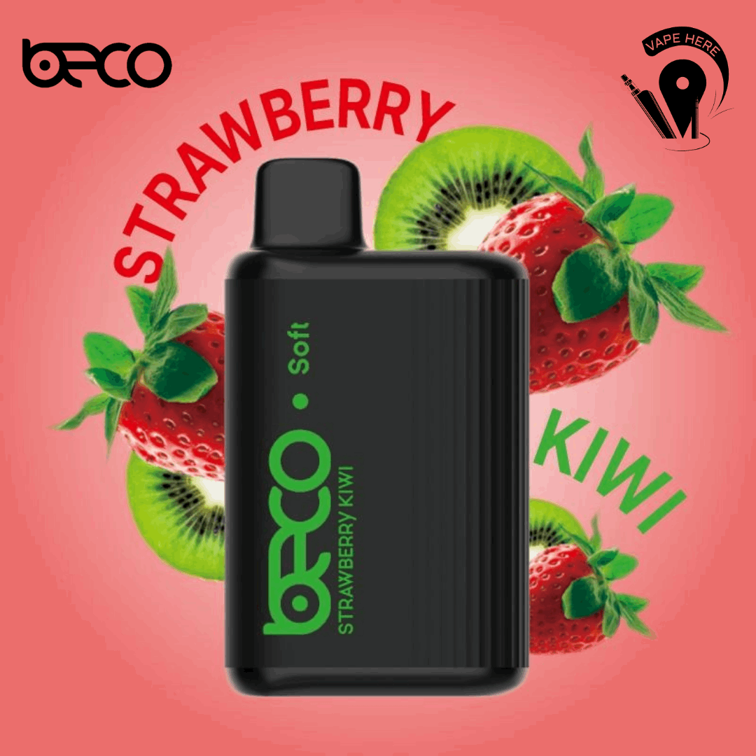 BECO SOFT 6000 Puffs Disposable Vape Strawberry Kiwi UAE Ajman