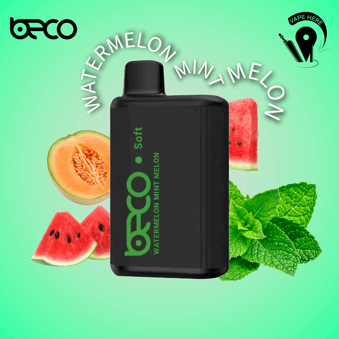 BECO SOFT 6000 Puffs Disposable Vape Watermelon Mint Melon UAE Dubai