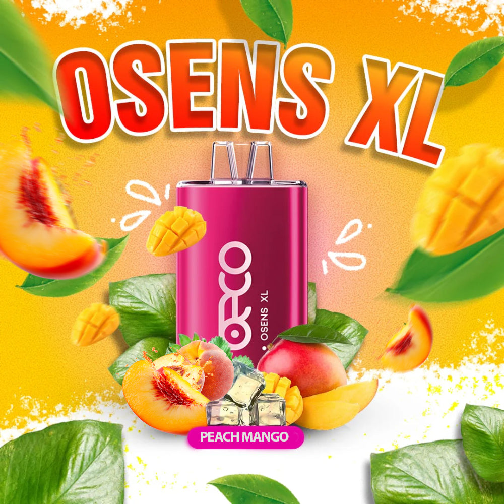 BECO OSENS XL 10000 PUFFS DISPOSABLE VAPE Peach Mango UAE Abu Dhabi