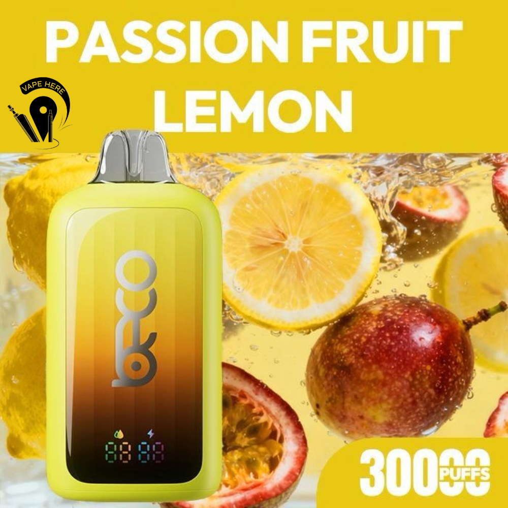BECO POP 30K PUFFS DISPOSABLE VAPE (20mg) Passion Fruit Lemon UAE Al Ain