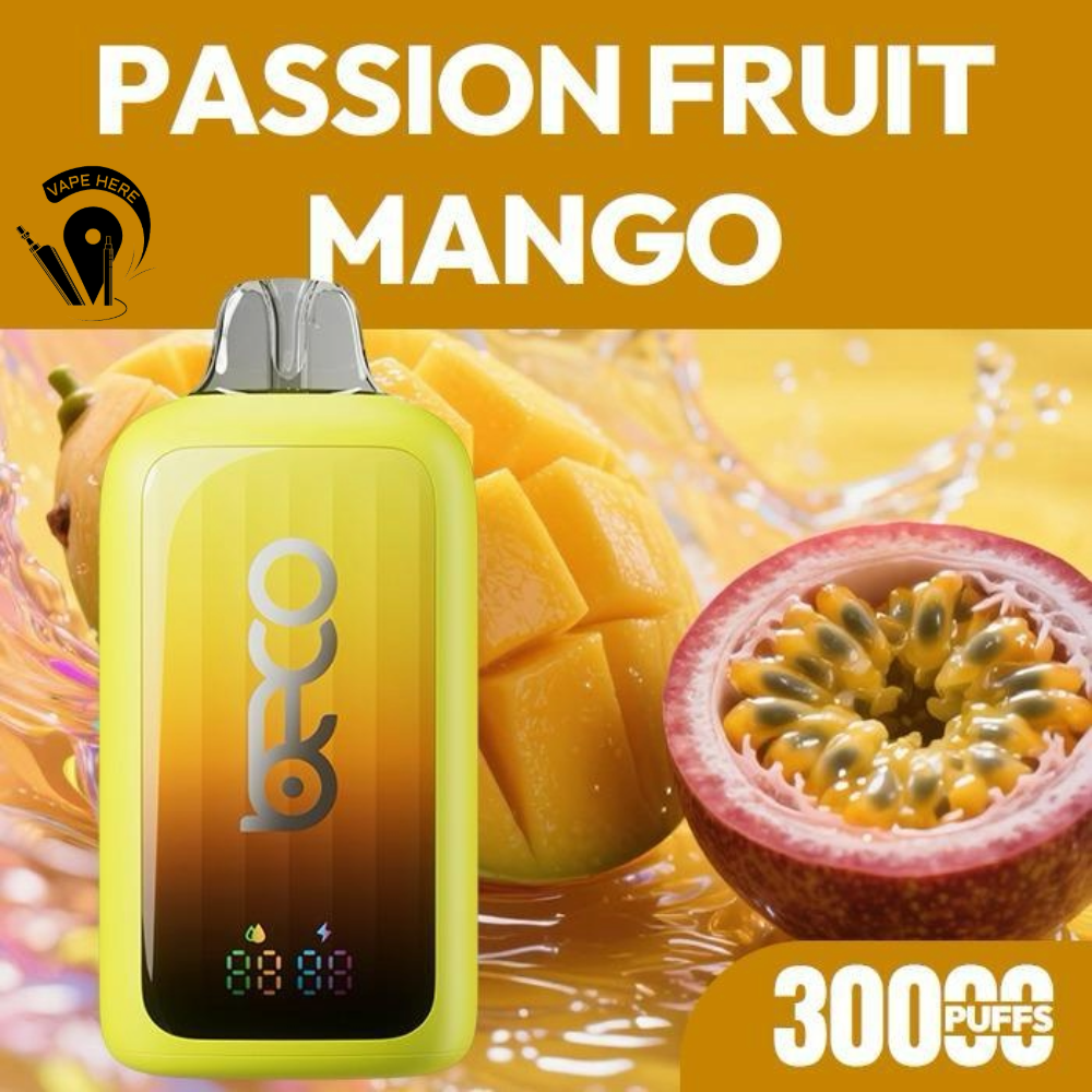 BECO POP 30K PUFFS DISPOSABLE VAPE (20mg) Passion Fruit Mango UAE Fujariah 