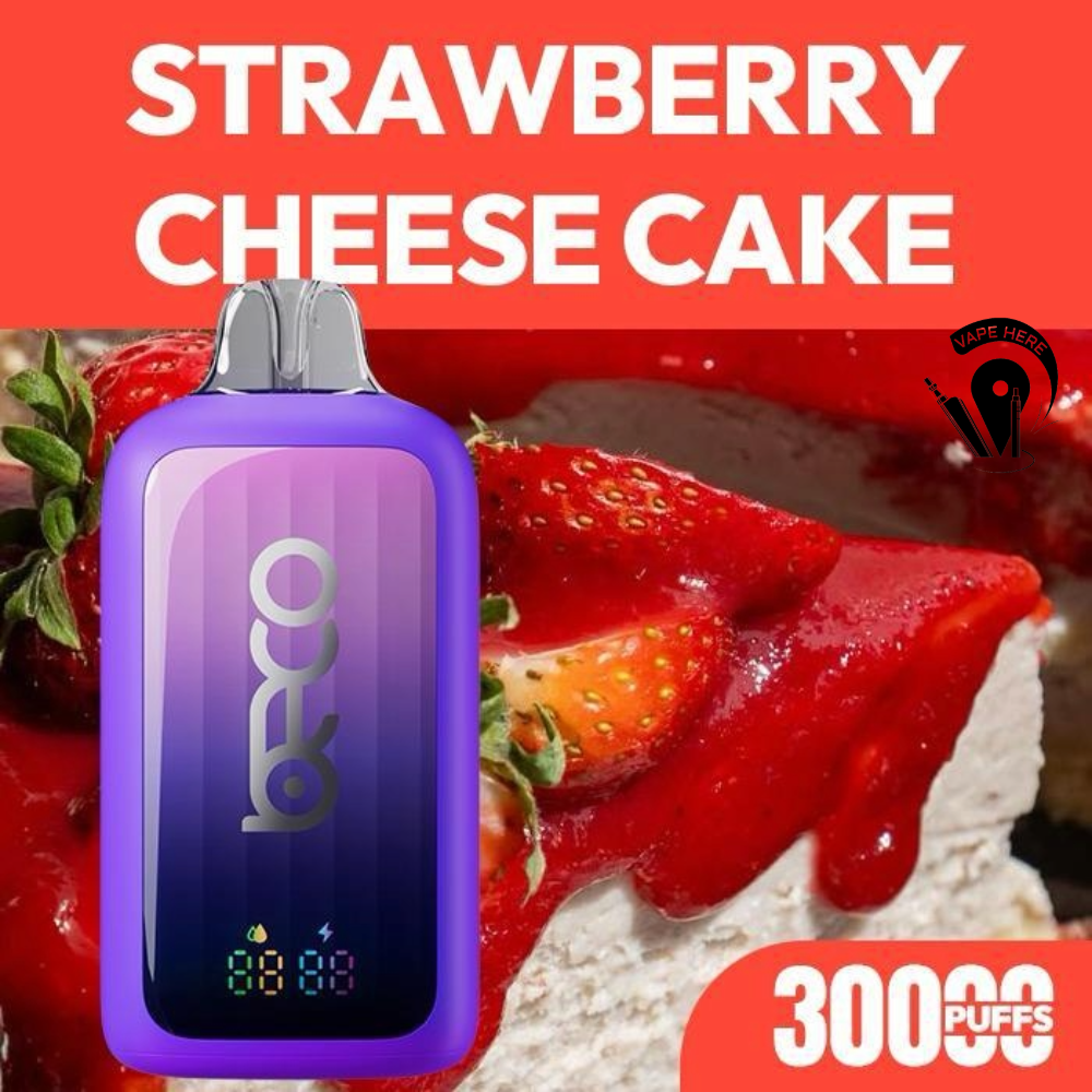 BECO POP 30K PUFFS DISPOSABLE VAPE (20mg) Strawberry Cheesecake UAE Ras Al Khaimah