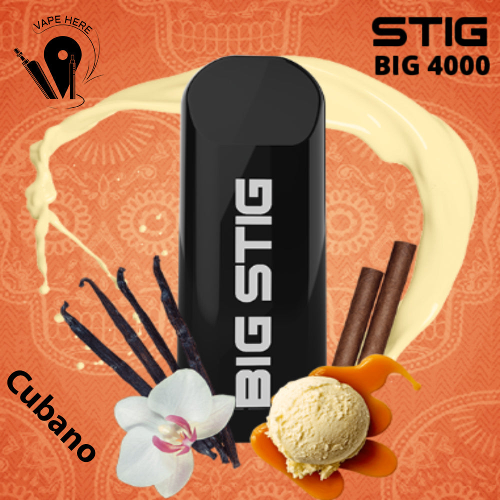 BIG STIG 4000 Puffs Disposable Pod Device By VGOD Cubano UAE Abu Dhabi 