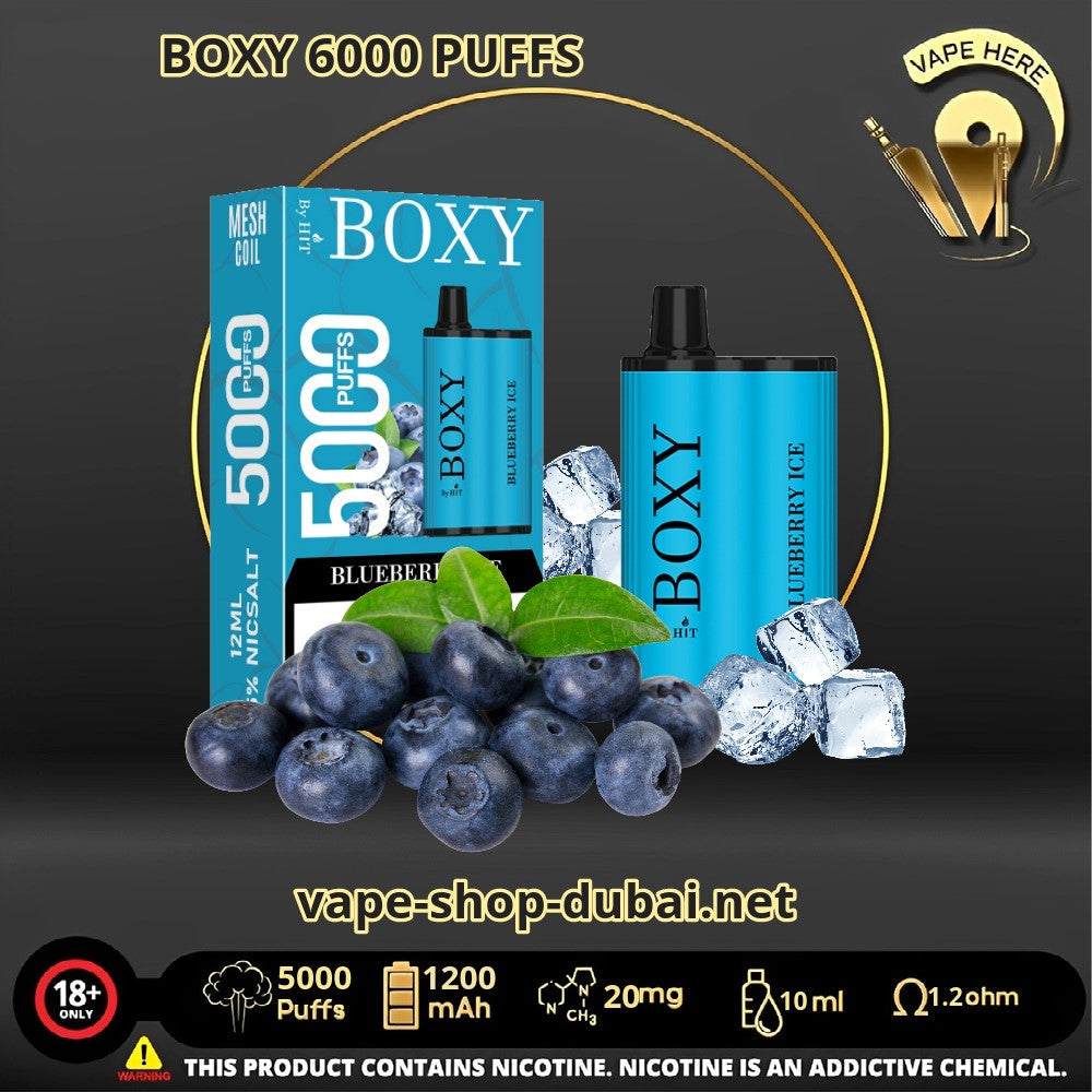 BOXY 5000 PUFFS DISPOSABLE VAPE - Vape Here Store