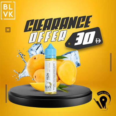 BLVK FRZN MANGO E-liquids 60ml - BLVK UNICORN SERIES UAE SHARJAH