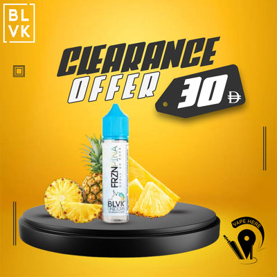 BLVK FRZN PINA E-Liquids 60ml - BLVK UNICORN SERIES UAE AL AIN