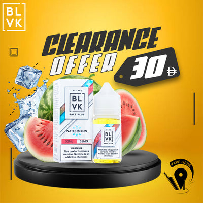 BLVK ICE WATERMELON SaltNic 30ml - BLVK PLUS SERIES UAE AJMAN