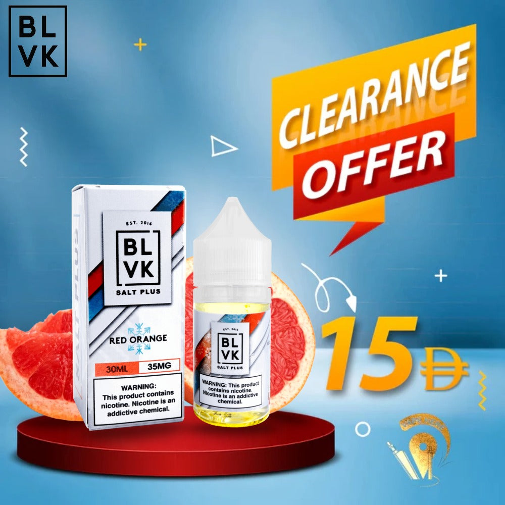 BLVK RED ORANGE ICE SaltNic 30ml - BLVK PLUS SERIES Sharjah, UAE