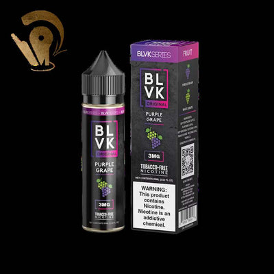 BLVK PURPLE GRAPE E-liquids 60ml - BLVK SERIES - Vape Here Store